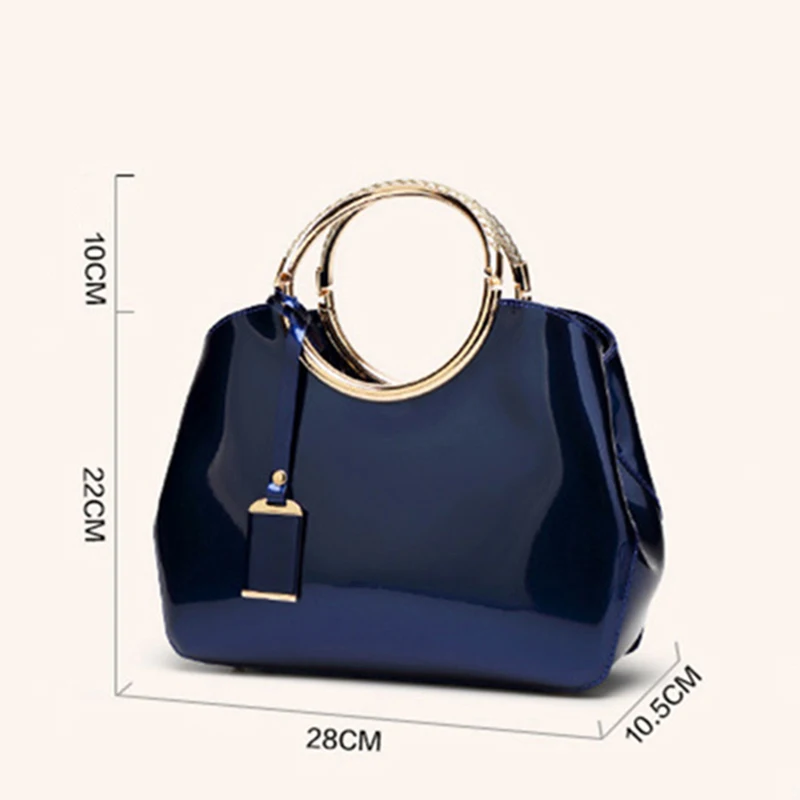 2023 Famous Brands Women Bag High Quality Women Handbags Patent Leather Ladies Cross Body Messenger Shoulder Bags Bolsa Feminina