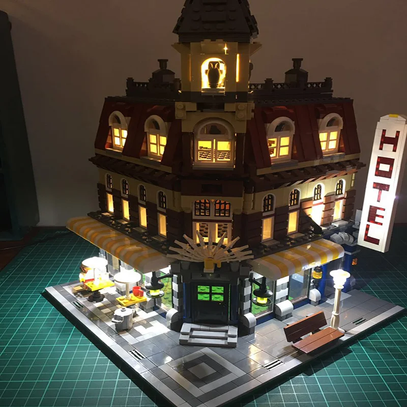 

Led Light Set For Lego Building City Street 10182 Cafe Corner Model Toys Compatible 15002 Blocks Creator City Street Lighting