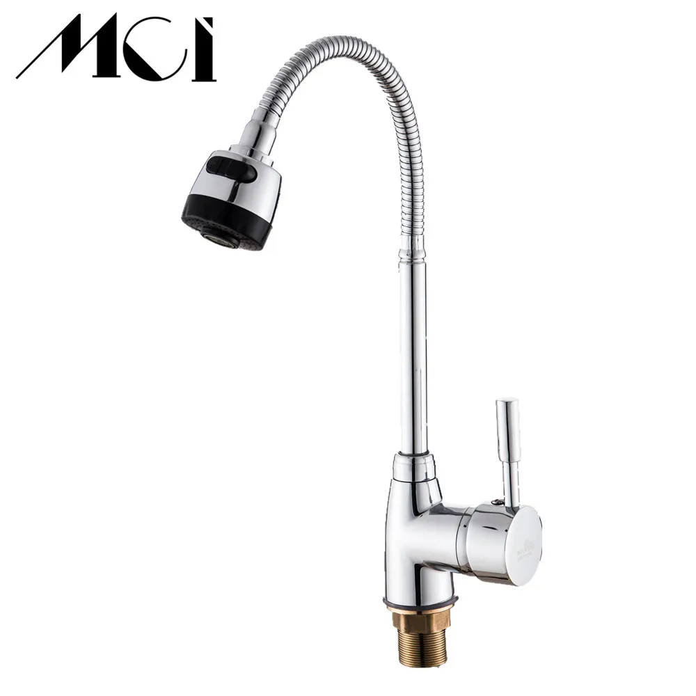 Silica Gel Nose Any Direction Rotating Kitchen Faucet Cold and Hot Water Mixer Tap Torneira Cozinha Handle Free shipping Mci