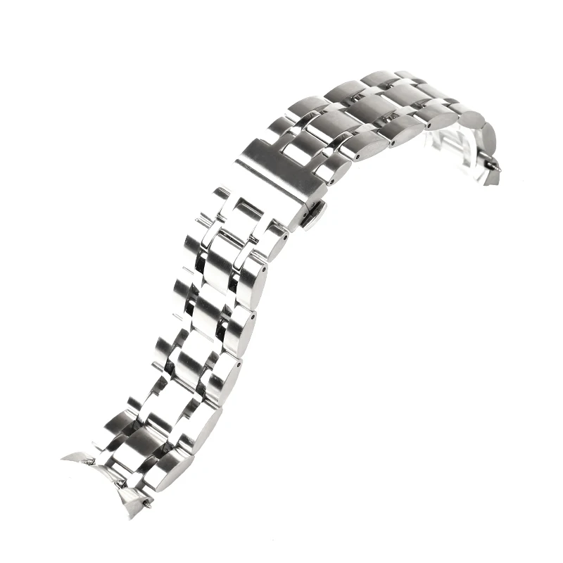 Curved End Stainless Steel Watchband for  Tissot  1853 Couturier T035  22mm 23mm 24mm Watch Band  Men\'s Strap Bracelet