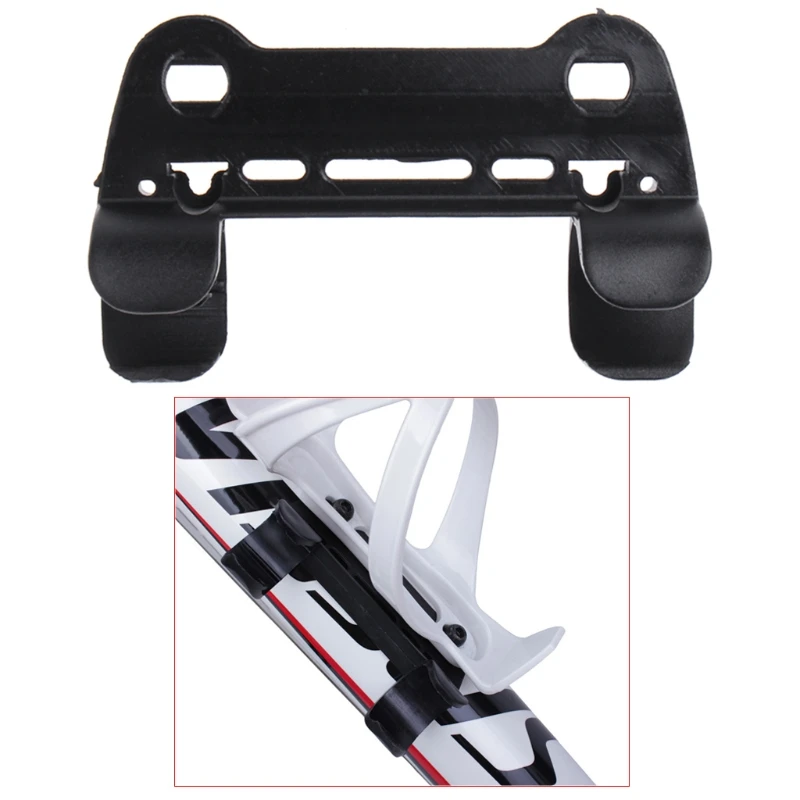 1 Pc Bicycle Pump Holder Double Fixed Clip Mount Nylon Portable Cycling Accessories