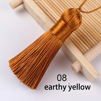 5 Stück/Set 5cm Quasten Hängende Seidenquasten Fransen zum Nähen Zierquasten Schlüsselanhänger DIY Dekorative Vorhang-Accessoires – Detail 19