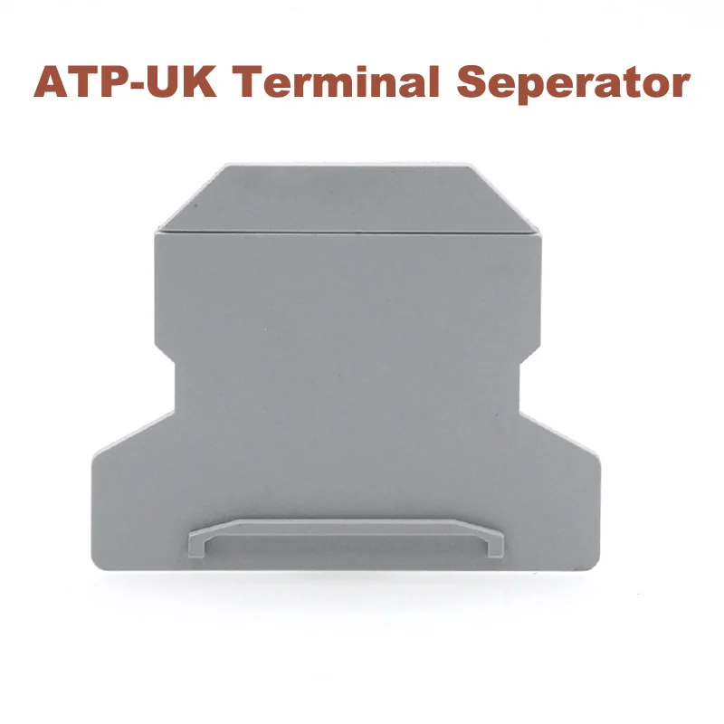 20/50/100Pcs DIN Rail Terminal Block Seperator ATP-UK Bornier Baffle Universal Type Group Partitions Morsettiera UK Accessories