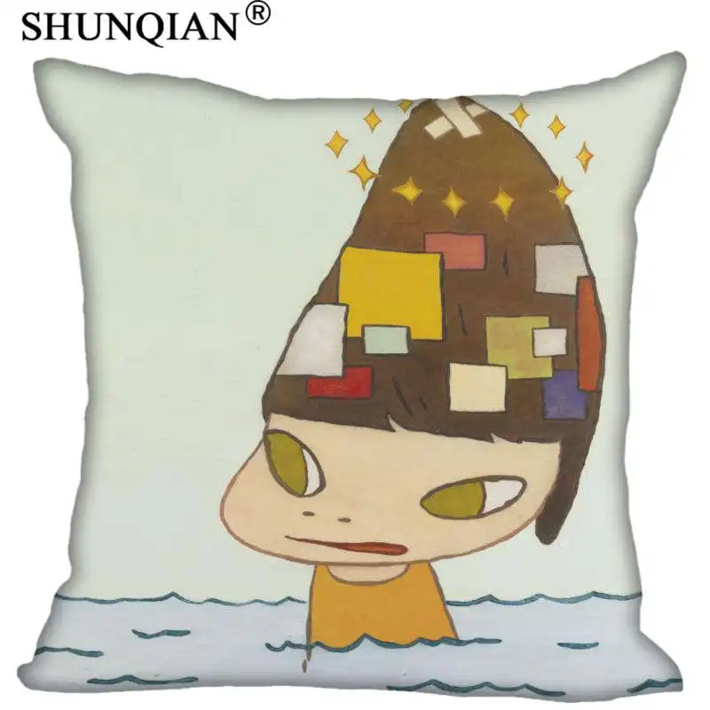 New Arrival Yoshitomo Nara Pillowcase Wedding Decorative Pillow Case Customize Gift For Pillow Cover 35X35cm,40X40cm