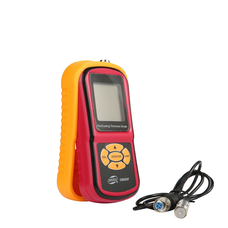 Portable Digital Film/Coating Thickness Gauge LCD Split Paint Plating Coating Thickness Meter With Magnetic Probe Rnage:0-1800um