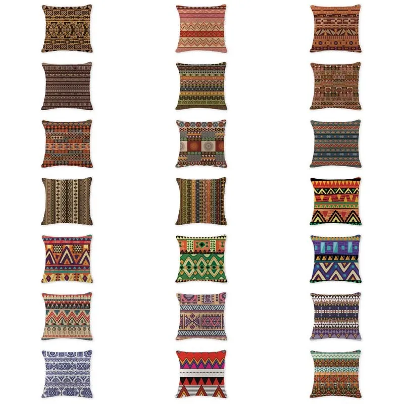 2019 Creative Toss Pillow Kilim Cushion Case Oriental Wedding 17.7Inch  Cotton Linen Gifts For Medical Students Printing Pillows