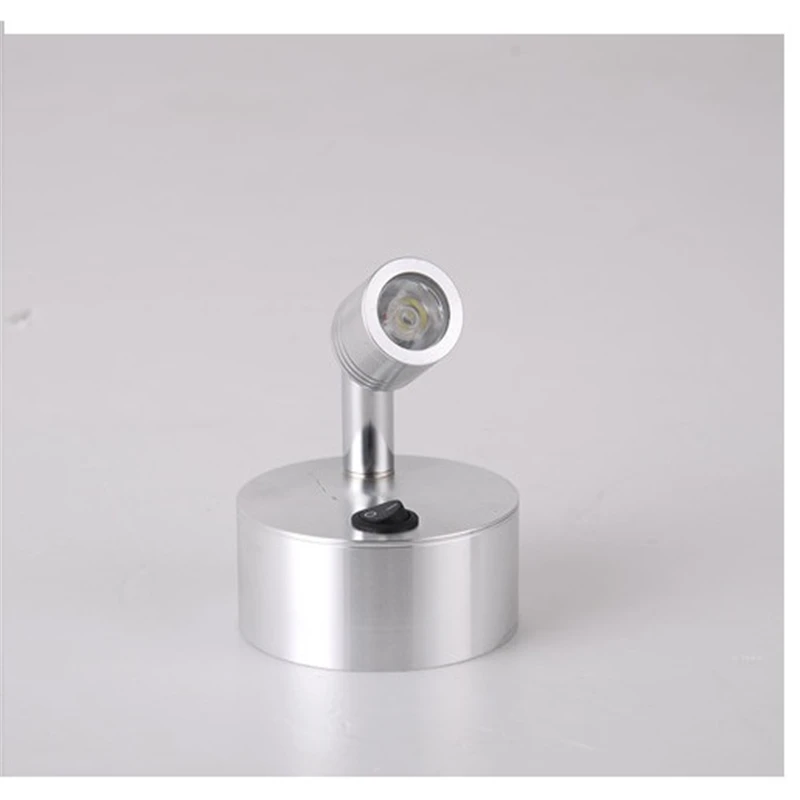 3W  AAA battery led spot lamp ,wireless display  light ,cabinet power free wedding background light, battery cabinet lamp