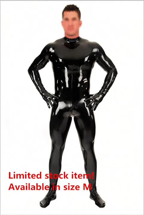 2016 latex tights body suit catsuit men with hands + feet ,100% natural latex handmade plus size