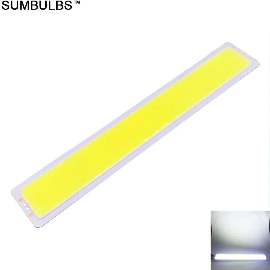 [Sumbulbs] Grande Promozione 150x26 MILLIMETRI 8W PANNOCCHIA HA CONDOTTO La Striscia Lampadina di CC 12V di trasporto di Chip On baord 15 CENTIMETRI