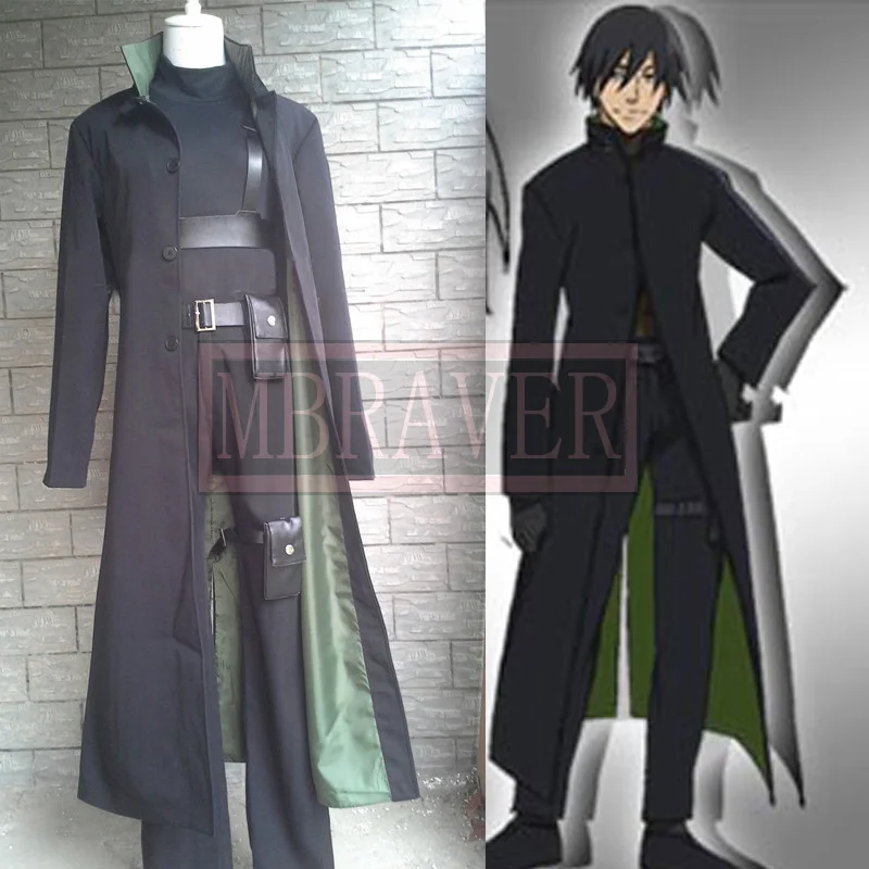 Darker Than Black Hei Cosplay Costume Black Men's Costumes Any Size