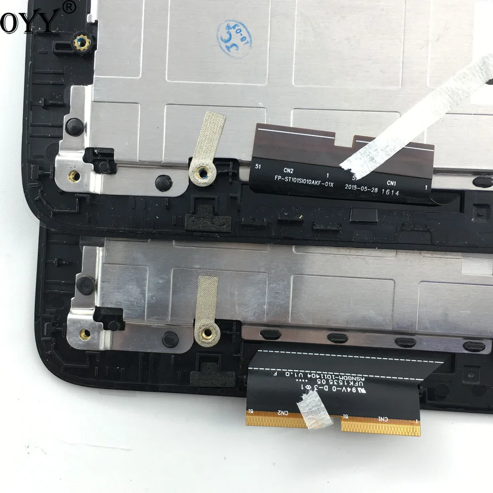 Imagem -02 - Polegada Display Lcd Painel da Tela de Toque Digitador Assembléia Quadro para Asus Transformador Livro T100h T100ha Fp-st101si010akf01x 10.1