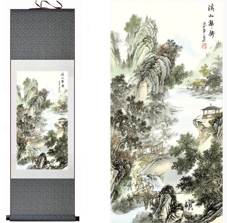 

Hotsale landscape art painting Chinese traditional art painting China ink painting fashion painting