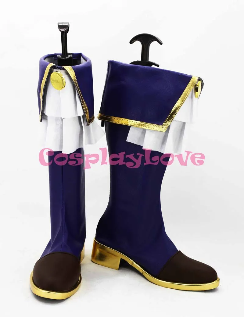 

Newest Custom Made Japanese Anime Lovelive! Fruitfresh Ayase Eli Cosplay Shoes Boots For Halloween Christmas