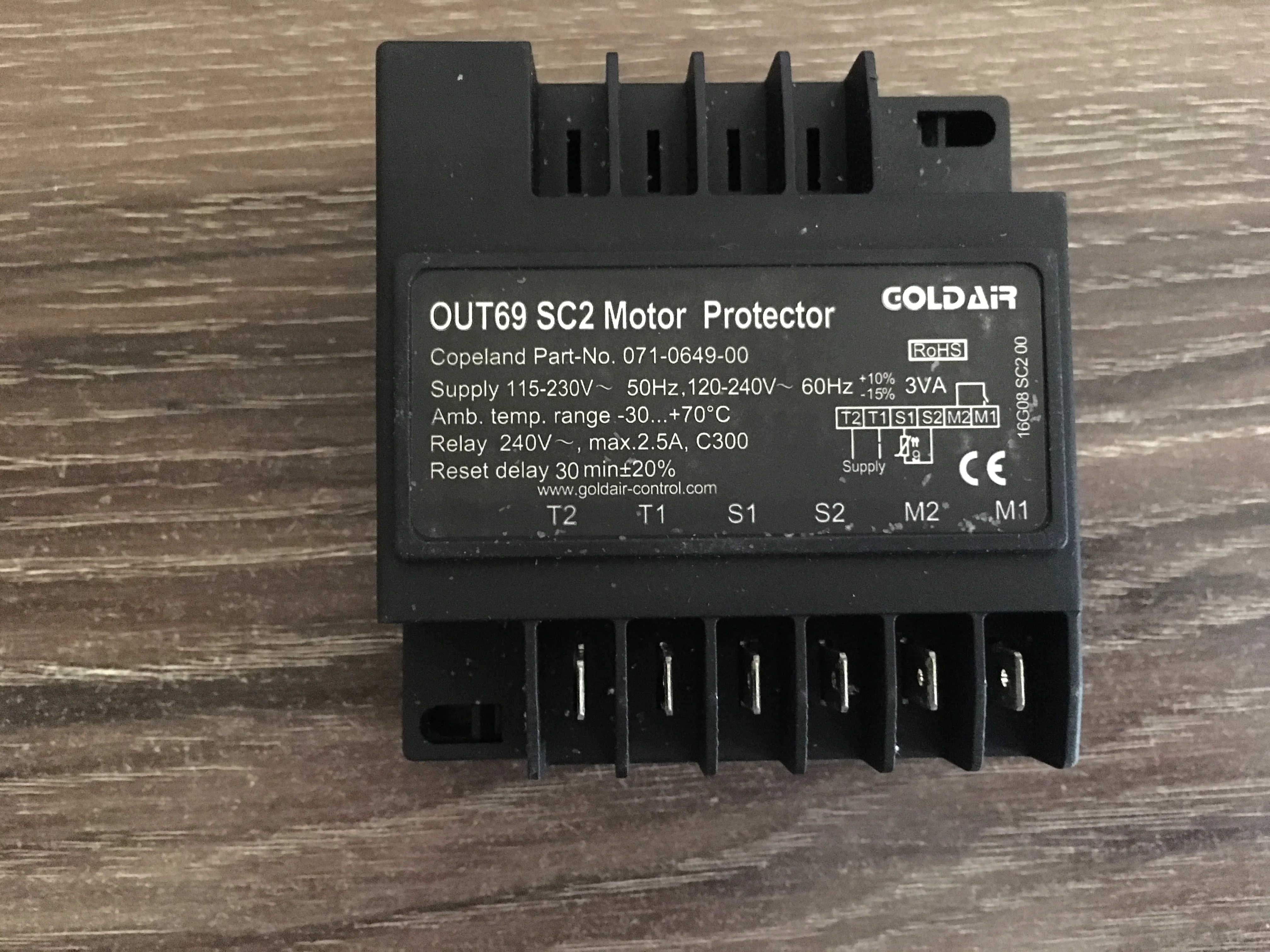 for Copeland compressor protection 071-0649-01 module OUT69 SC2/INT69 SC2 motor protector 071-0649-00