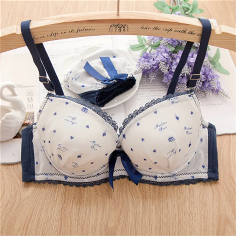 Fashion Lovely Teenage Girl Underwear wired Young Girls Training Bra Lace Bra for Kids Little Girls Small Bra