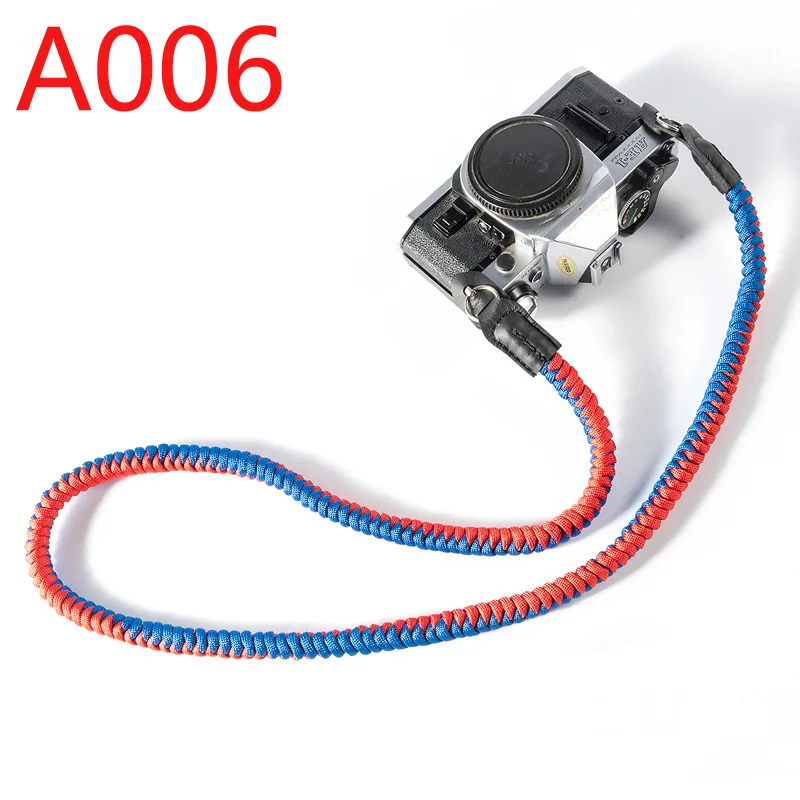 قوي تسلق الجبال حبل نايلون كاميرا الكتف حزام الرقبة حزام ل لايكا الرقمية كانون نيكون أوليمبوس بنتاكس سوني كاميرا