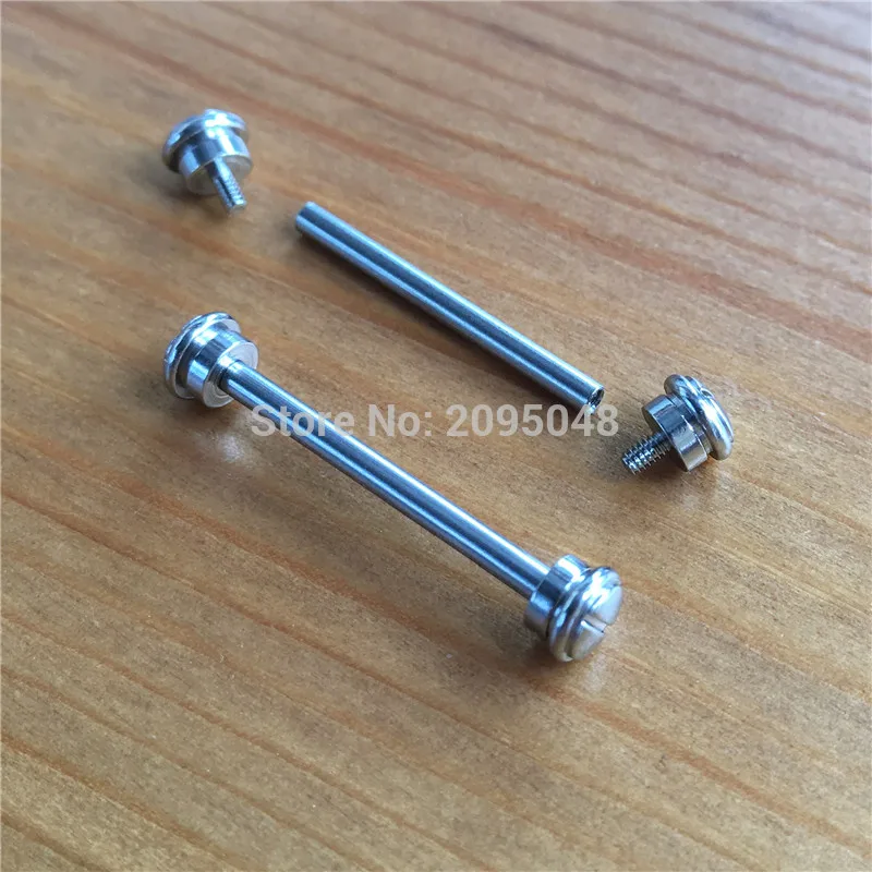 Imagem -05 - Aço Screw Tube Ear Bar para Guess Ver Gc-b1 X4400 Band