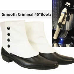 Michael Joseph Jackson Costumes Shoes SMOOTH CRIMINAL Easy 45 Degrees Leaning Boots impersonator