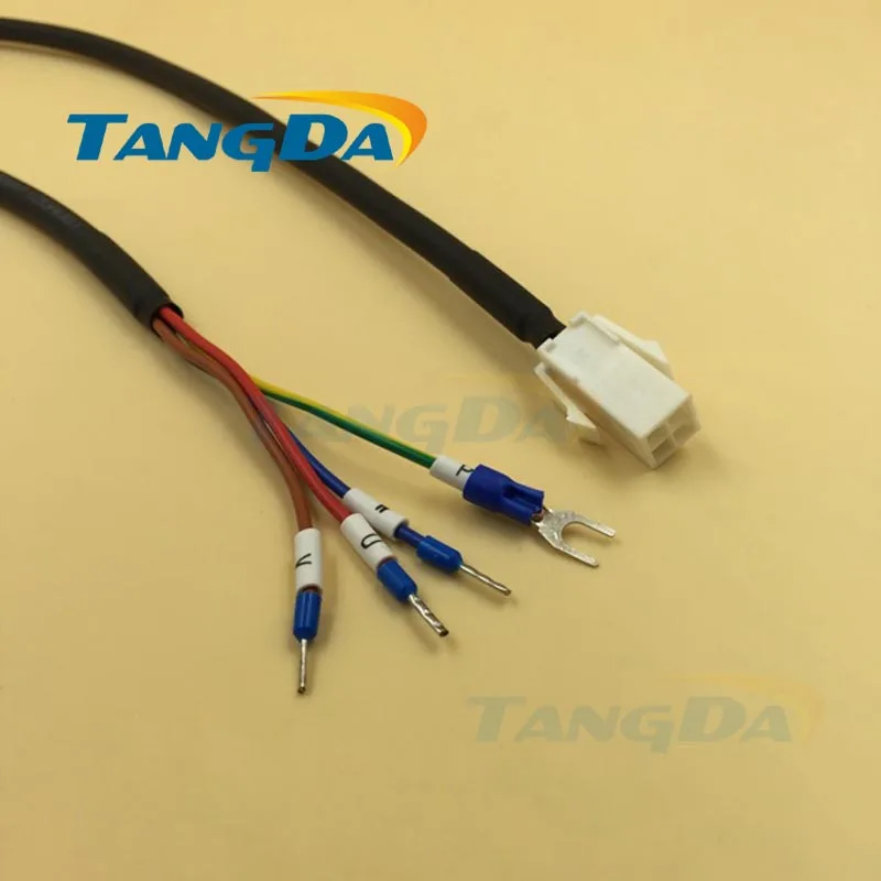 

Tangda Servo motor series connection wire Cable 5 meters MFMCAO OEED Electric machinery 172159 E type terminal 0.75mm2*4C