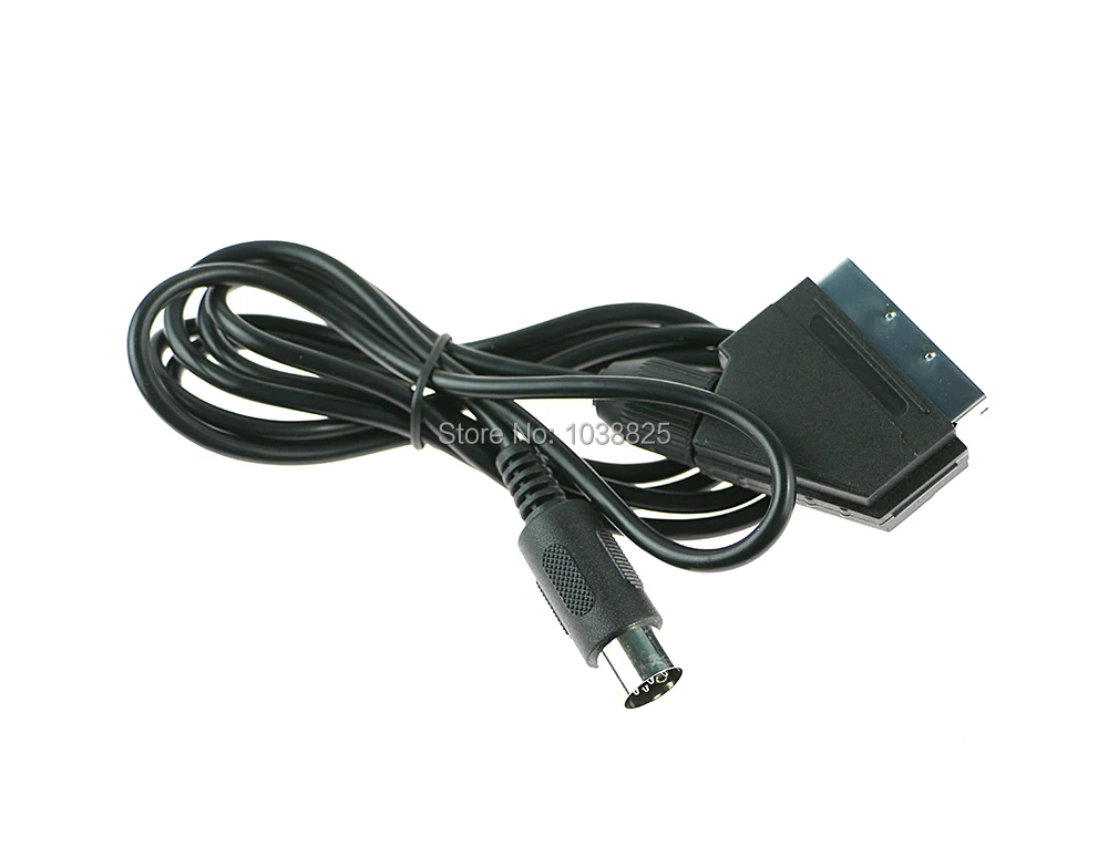 Хорошее качество RGB SCART кабель для SEGA GENESIS 1 MEGA DRIVE 1 MEGADRIVE1 (1,8 м) NTSC c-контактный