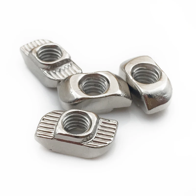 M3 M4 M5 M6 M8 hammer head t nut Drop in fasten connector slide nut for EU 2020 3030 4040 4545 aluminum profile