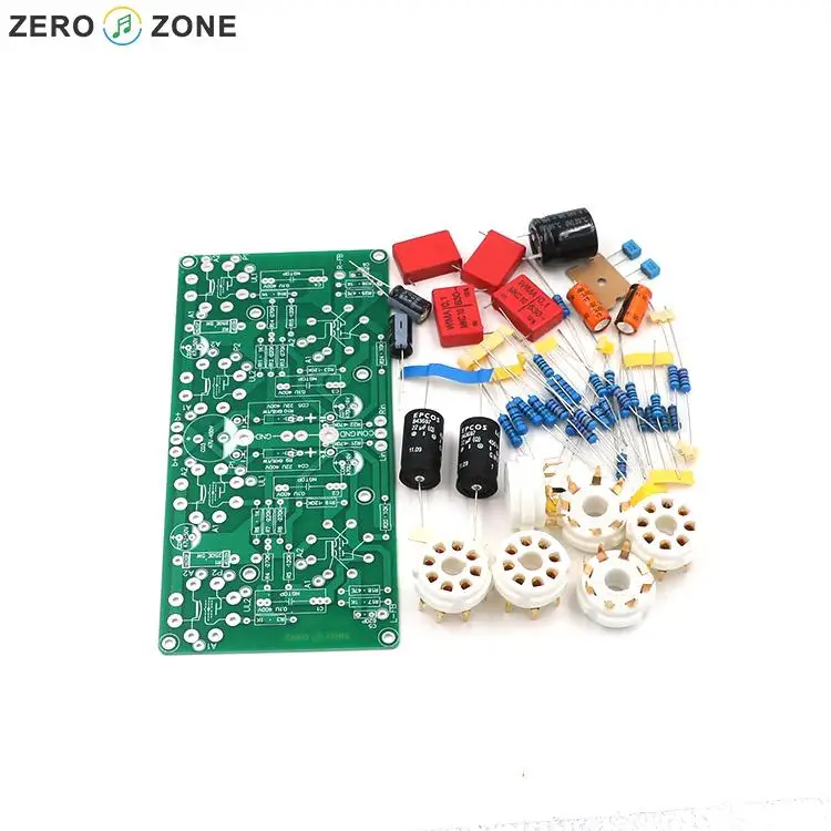 GZLOZONE Kit amplificatore di potenza valvolare Ultra lineare Push-pull 6SL7 + 6V6 (12W)