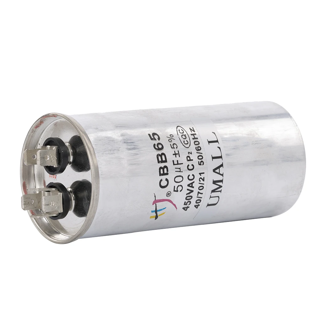 CBB65 50uf air conditioner capacitor explosion proof compressor start capacitor fridge air conditioning repair small appliance