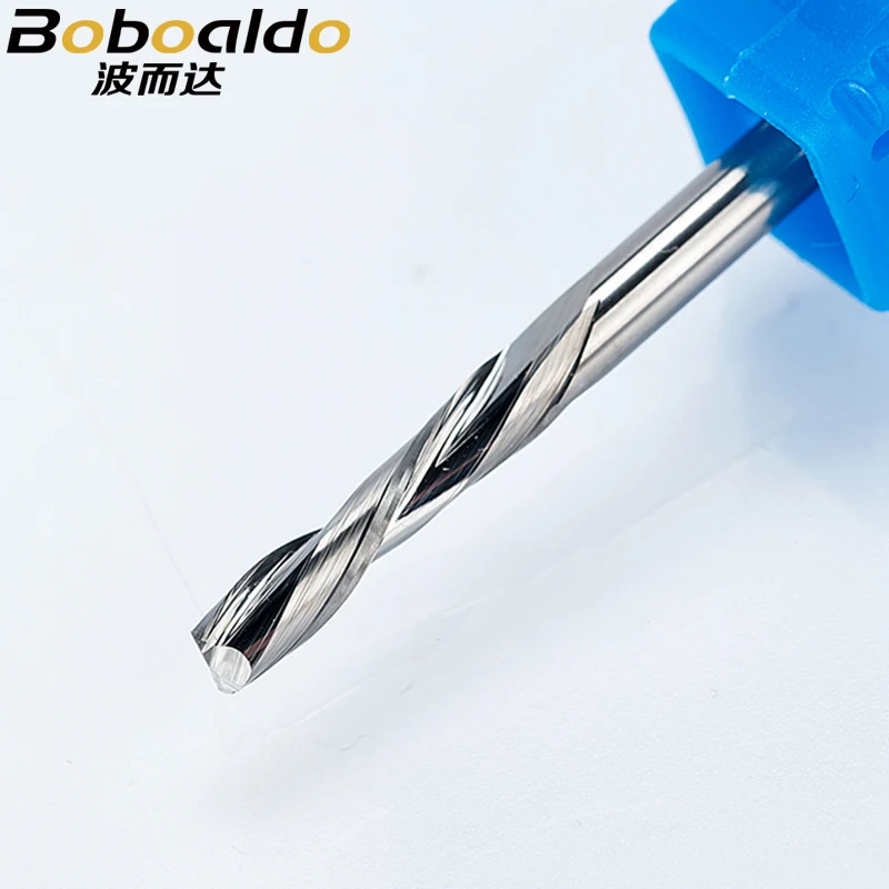 2pc/set 3.175mm 2 Flute Spiral Milling Cutter CNC router bit for wood Acrylic PVC MDF End Mill Tungsten Carbide Good