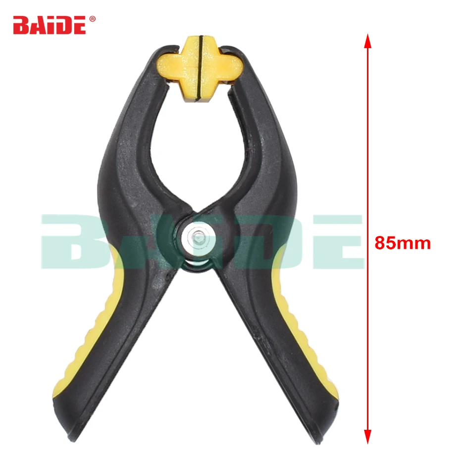 Plastic Nylon Spring Clamp 85mm Phone Tablet LCD Digitizer Screen Fastening Clamp Non-slip Handle Repair Tool 600pcs/lot