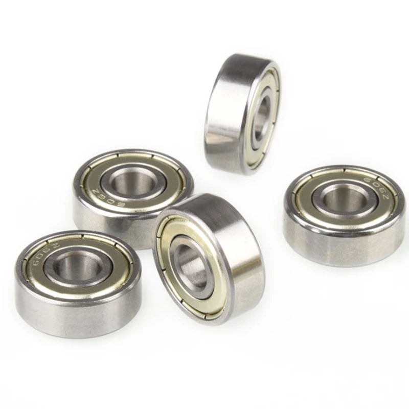 4 sztuk 606zz 6x17x 6mm kółko rolkowe łożyska łożysko kulkowe z głębokim rowkiem z kołnierzem koło pasowe