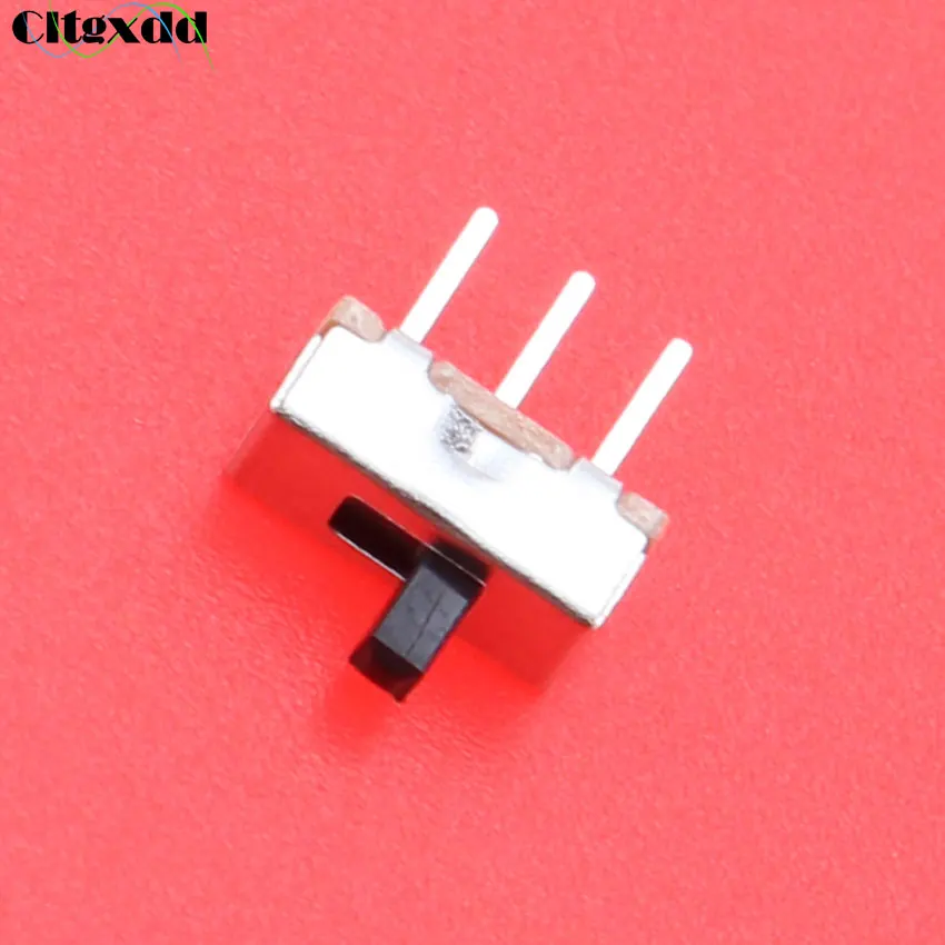 cltgxdd 1 Piece SS12D00G3 Toggle Switch 2 Position SPDT 1P2T 3 Pin PCB Panel Interruptor on-off Mini Vertical Slide Switch
