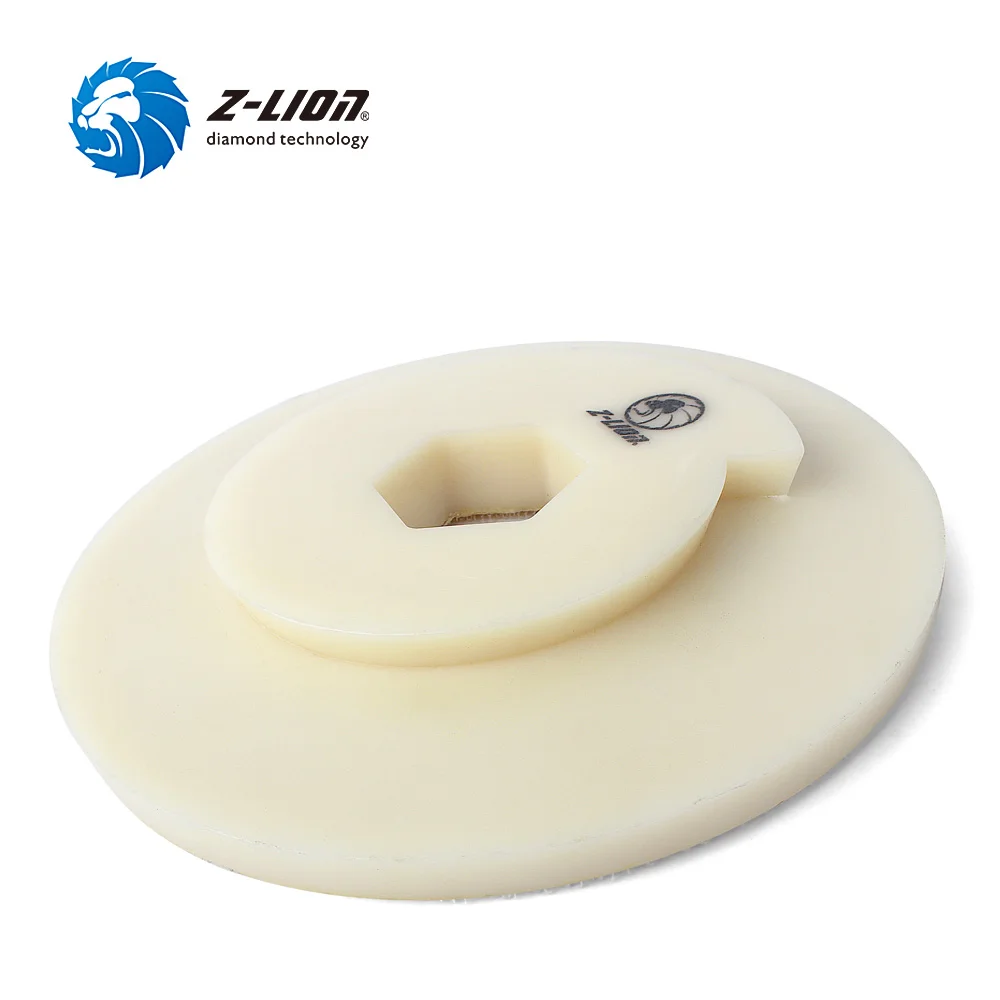 Z-LION 4/5/6 Inch Snail Lock Adaptor Backer Pad Hook & Loop Backing Disc for Diamond Polishing Pads Snail Lock Adapter