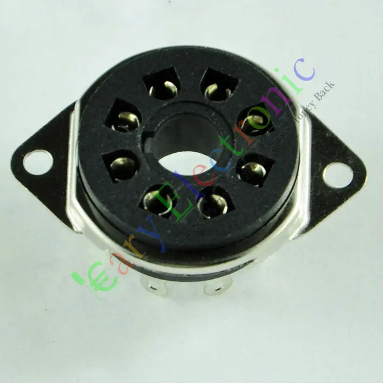 Grosir dan eceran 4 pcs 8pin Bakelite tabung vakum soket katup dasar oktal untuk EL34 KT88 6550 6SN7 gratis pengiriman