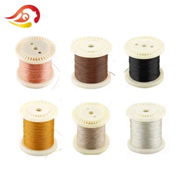 QYFANG 20m 1 Core Earphone Upgrade Cable DIY Module 1 Drive Headphone Detachable Copper Cord Flexible Extension Line PVC Wire