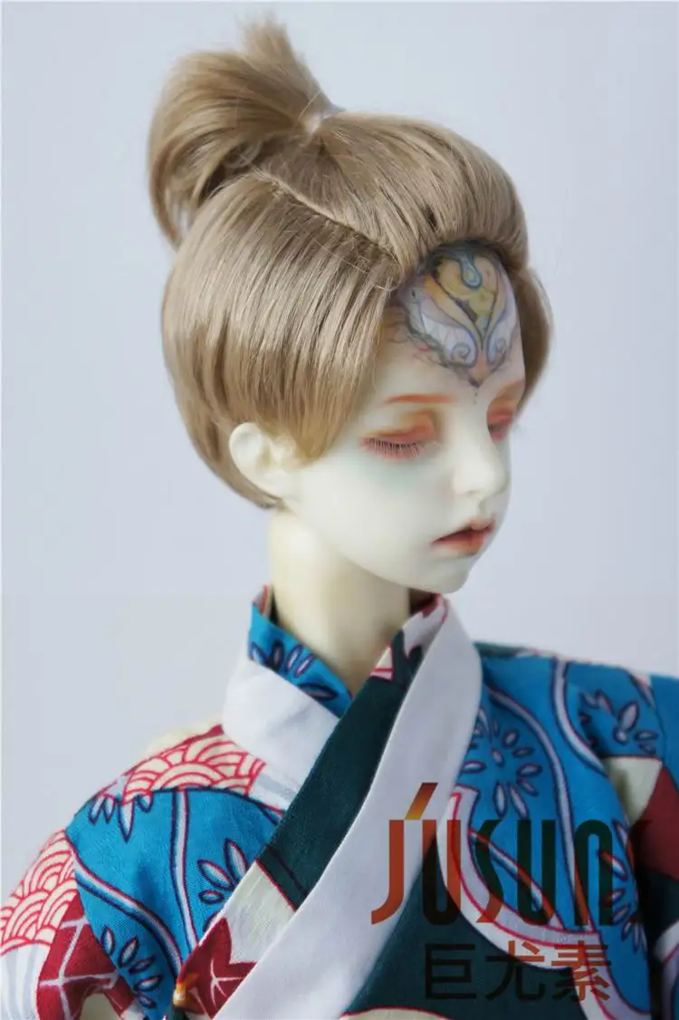 JD434 1/4 1/3 Mode Stijlvolle Korte BJD Pruiken MSD SD Zachte Synthetische Mohair Pop Pruik Maat 7-8 Inch 8-9 Inch Haar Pop Accessoires