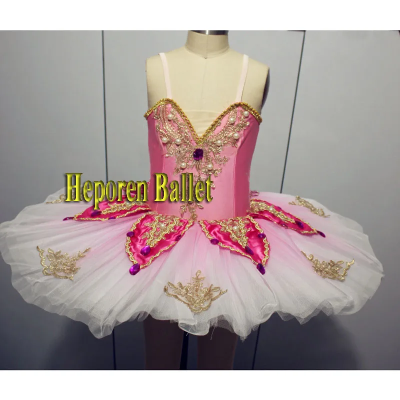 

Customized Nutcracker "Rose"/Waltz of the Flowers Costumes,Girl Roses Pink Ballet Dress Sugar Plum Fairy Burlesque Tulle