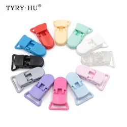 TYRY.HU – attache-sucette en plastique, 5 pièces/lot, porte-sucette plat, porte-sucette factice pour bébé, accessoires de collier de dentition pour tout-petits