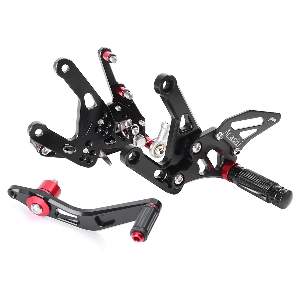 For Yamaha MT-10 FZ-10 / MT10 FZ10 2016-2017 Motorcycle Parts CNC Adjustable Rearset Rear Set Footpegs Foot Pegs Footrest Kit