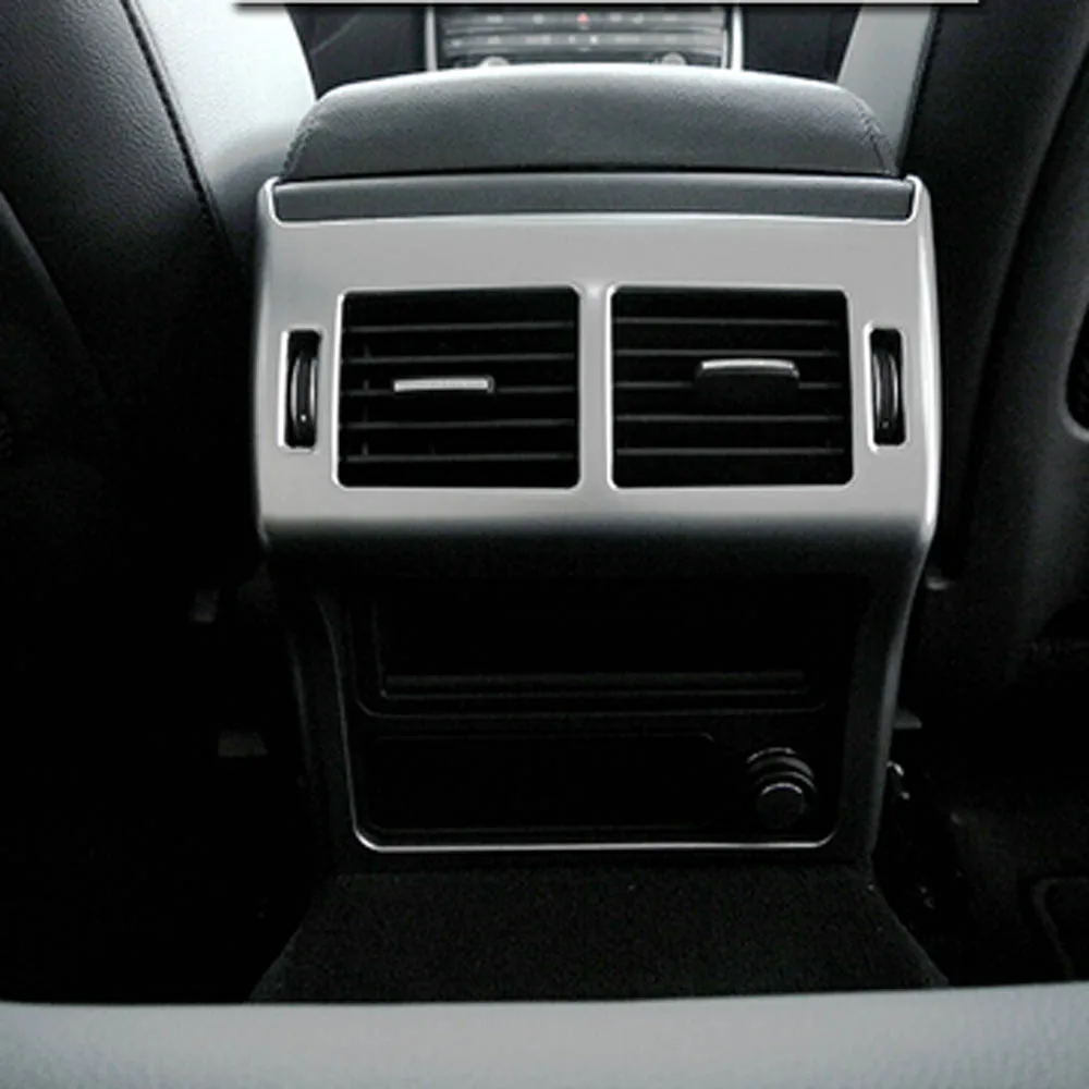 Interior Accessories For XE Armrest Behind Rear Back Row Passenger Air Conditioner Outlet Vent Frame Trim Cover Sticker