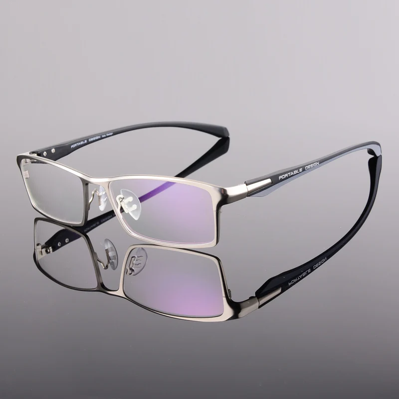 Toptical Fashion Glasses Frame Myopia Men Optical Eyeglasses Frame Commercial Eye Glasses Alloy Acetate Eyewear