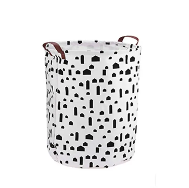 Foldable Laundry Storage Basket Dirty Clothes Storage Basket Kids Toys Organizer Home Sundries Storage Barrel LX7098