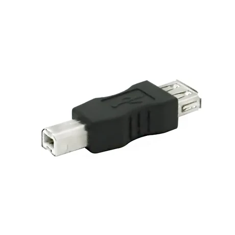 USB 2.0 A type Female to USB B type Male USB-B printer Scanner Adapter Black