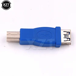 1Pc USB wysokiej jakości 3.0 typ A żeński na typ B męski Adapter złącza wtykowego USB3.0 Adapter konwertera AF na BM