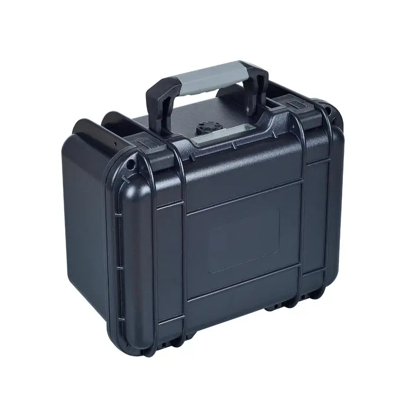 hardware tool packing suitcase instrument and meter equipment big black box Plastic case