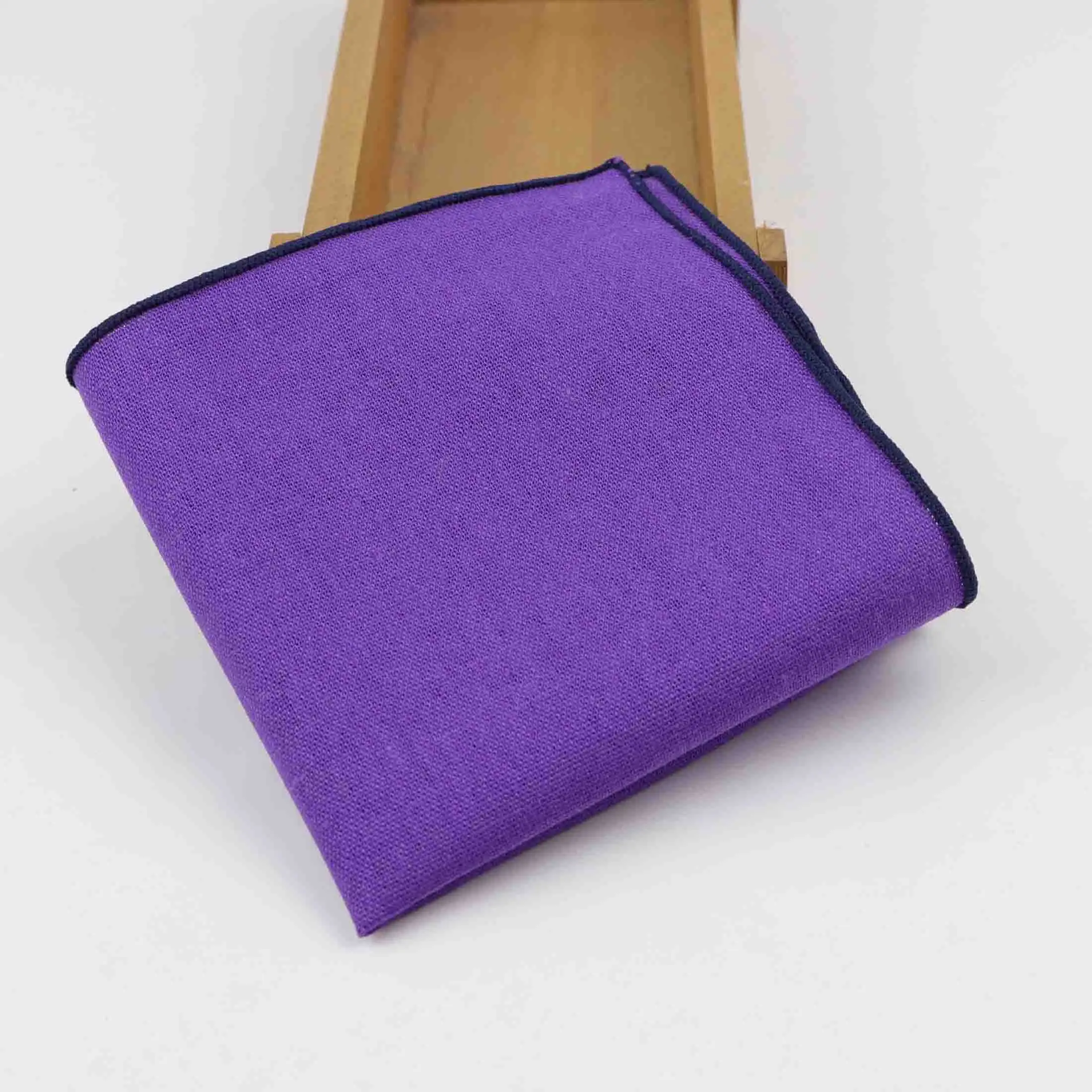 Men's Solid Cotton Handkerchiefs Pocket Square