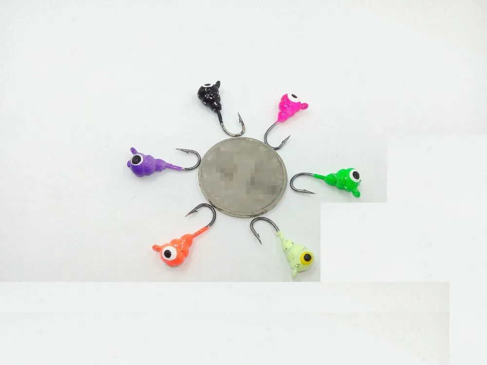 FANTU Ice Fishing Jig Hooks Ant Egg Shape Lead Fish Hook Artificial Fishing Lure For Winter