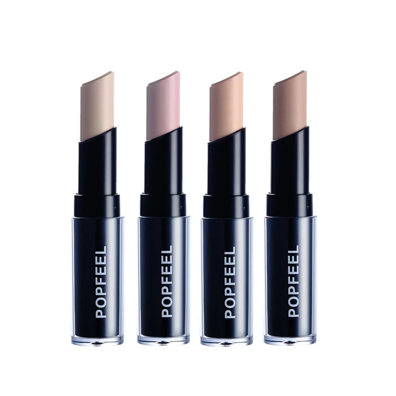 4 Colors Concealer Stick Face Foundation Pen Maquiagem Make Up Camouflage Maquillaje Smooth Contour Korean Makeup Beauty Health