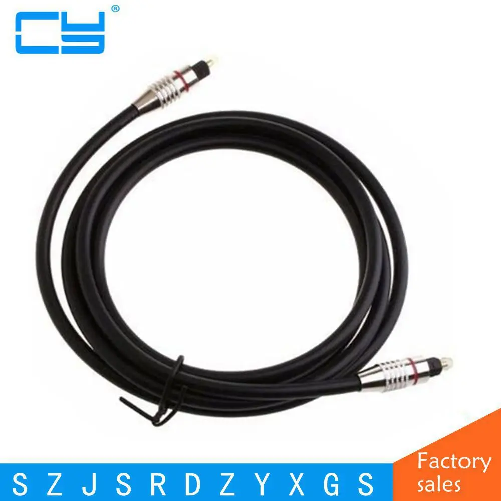 OD6.0mm Toslink Fiber Optics Cable Digital Audio Optical SPDIF DVD Cord Cop 1M 1.5M 2M 3M 5M 7M 10M 15M 20M 30M