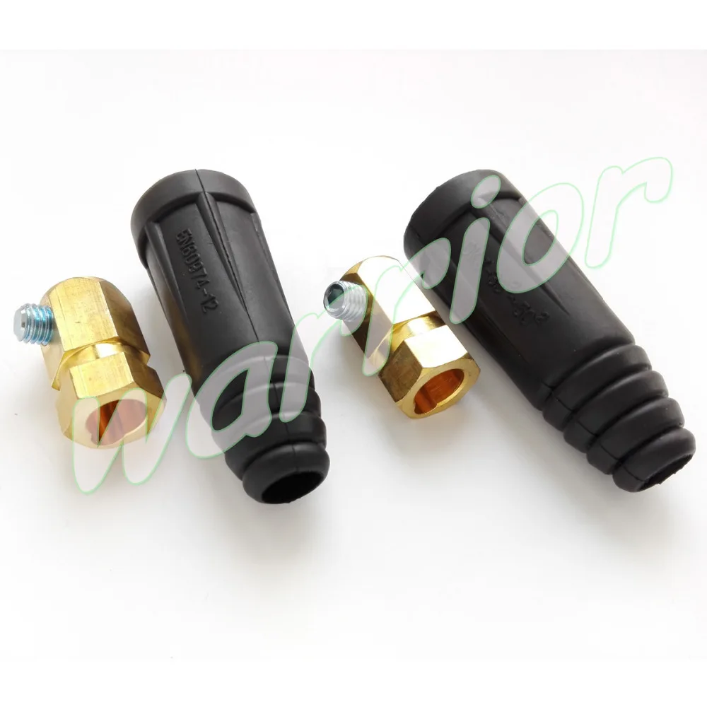 2pcs 35-50 Female Cable Connector Socket Quick Fitting Euro Style 200Amp-300Amp