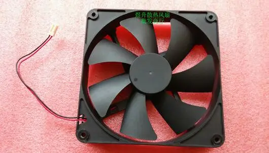 Original GP 14025 DC12V 0.50A 14CM 140*140*25MM HA1425H12B-Z 2 Wire Fan